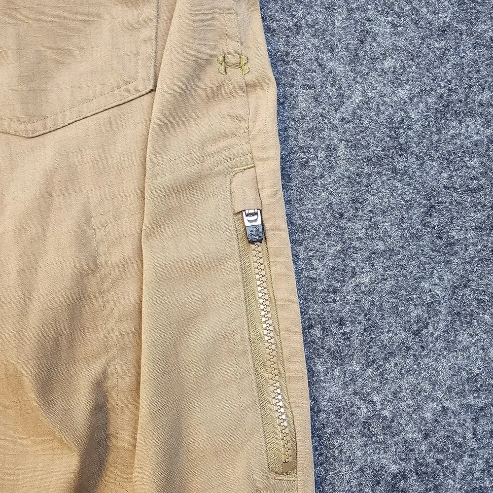 Under Armour Storm Pants Men's 38x30 Brown Ripstop Hiking Tactical Stretch